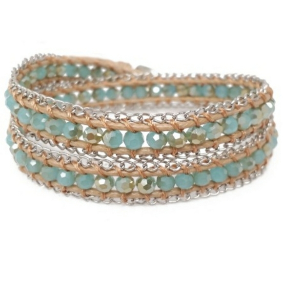 Katie Soleil Jewelry - Handmade Katie Soleil Double Wrap Bracelet Choker